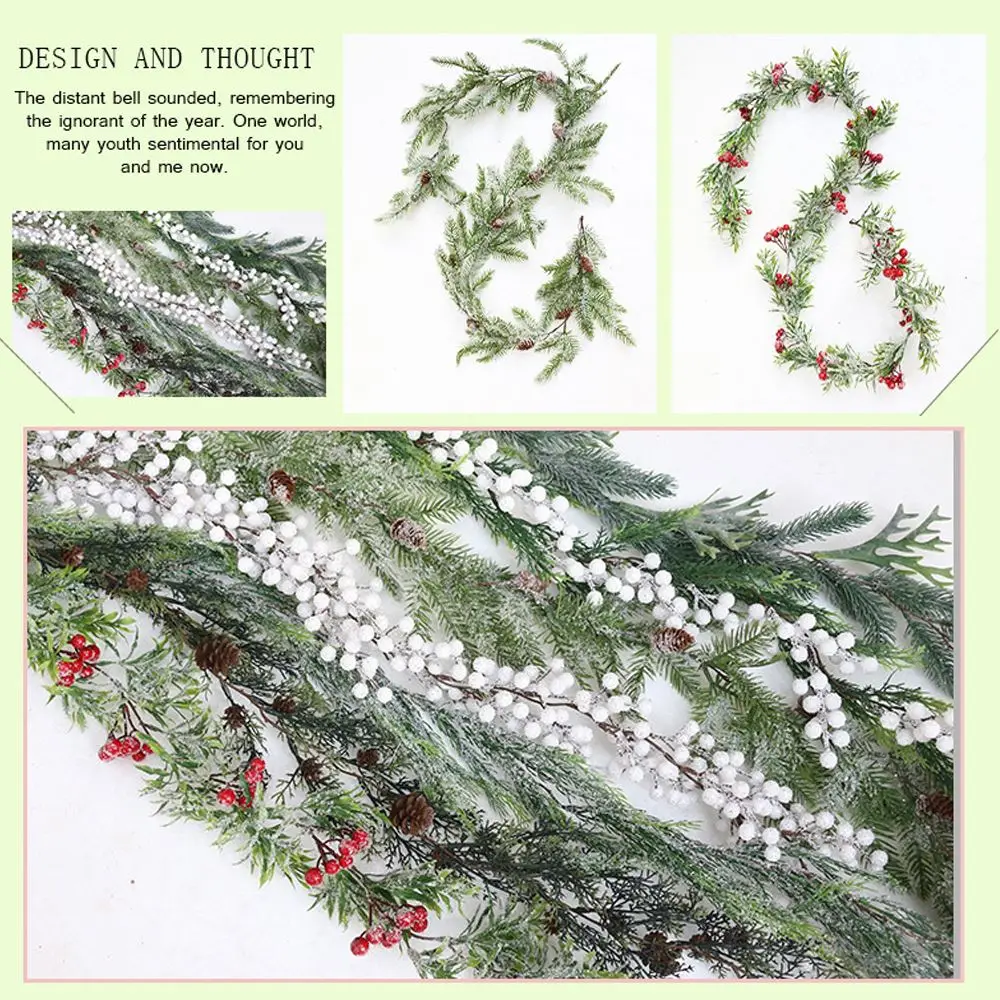 Рождественский Декор 170 см ротанговая гирлянда сделай сам украшения для елки