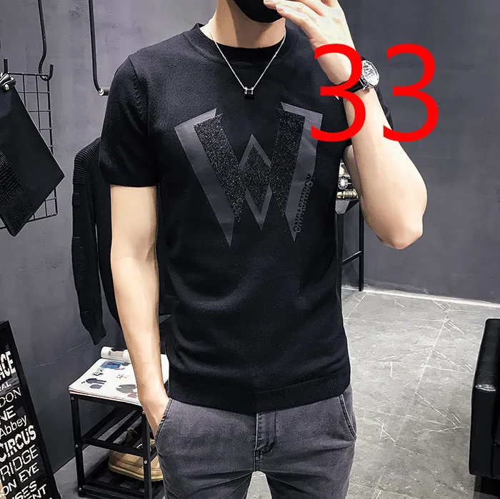 

Summer men's short-sleeved t-shirt Korean version of the self-cultivation new trend half-sleeved shirt men's jacket shirt thin