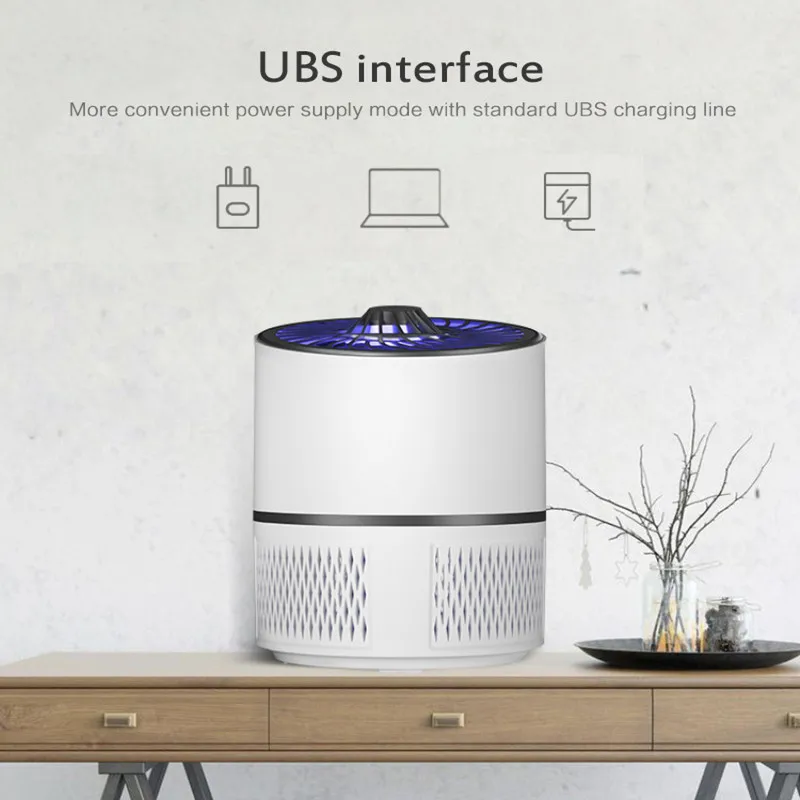 Фотокатализатор Ингаляционная физическая Москитная лампа USB без шума и