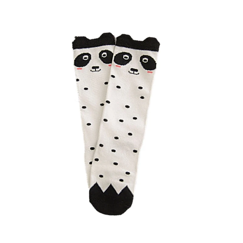 U Kids Autumn Winter Hot Cute Kids Fox Socks Totoro Socks Bear Pancake Cartoon Girls Knee High Socks Baby Long Socks - Цвет: U