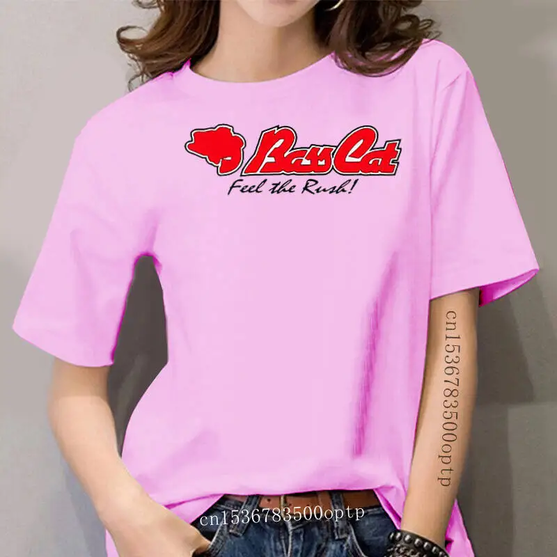

Bass Cat Red Logo women T-Shirt Size S to 2XL