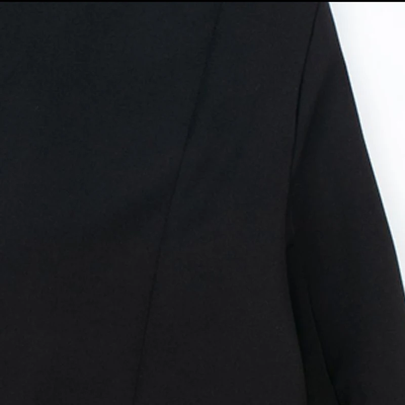 

SISPELL Patchwork Metal Buckle Women's Blazer Coat Lapel Collar Long Sleeve Cropped For Female Coats Streetwear Tide 2021