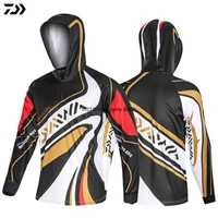 2021 new top fishing hooded quick dry anti uv sun protection breathable professional cycling clothes sport fishing clothes