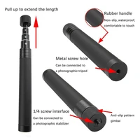 for dji osmo mobile 4 selfie stick extension monopod pole adjustable rod for dji osmo mobile 4 handheld gimbal stabilizer
