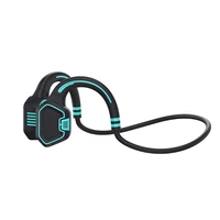 real bone conduction headphone ip68 waterproof wireless bluetooth earphone 16g memory mp3 music player swimming sports headset