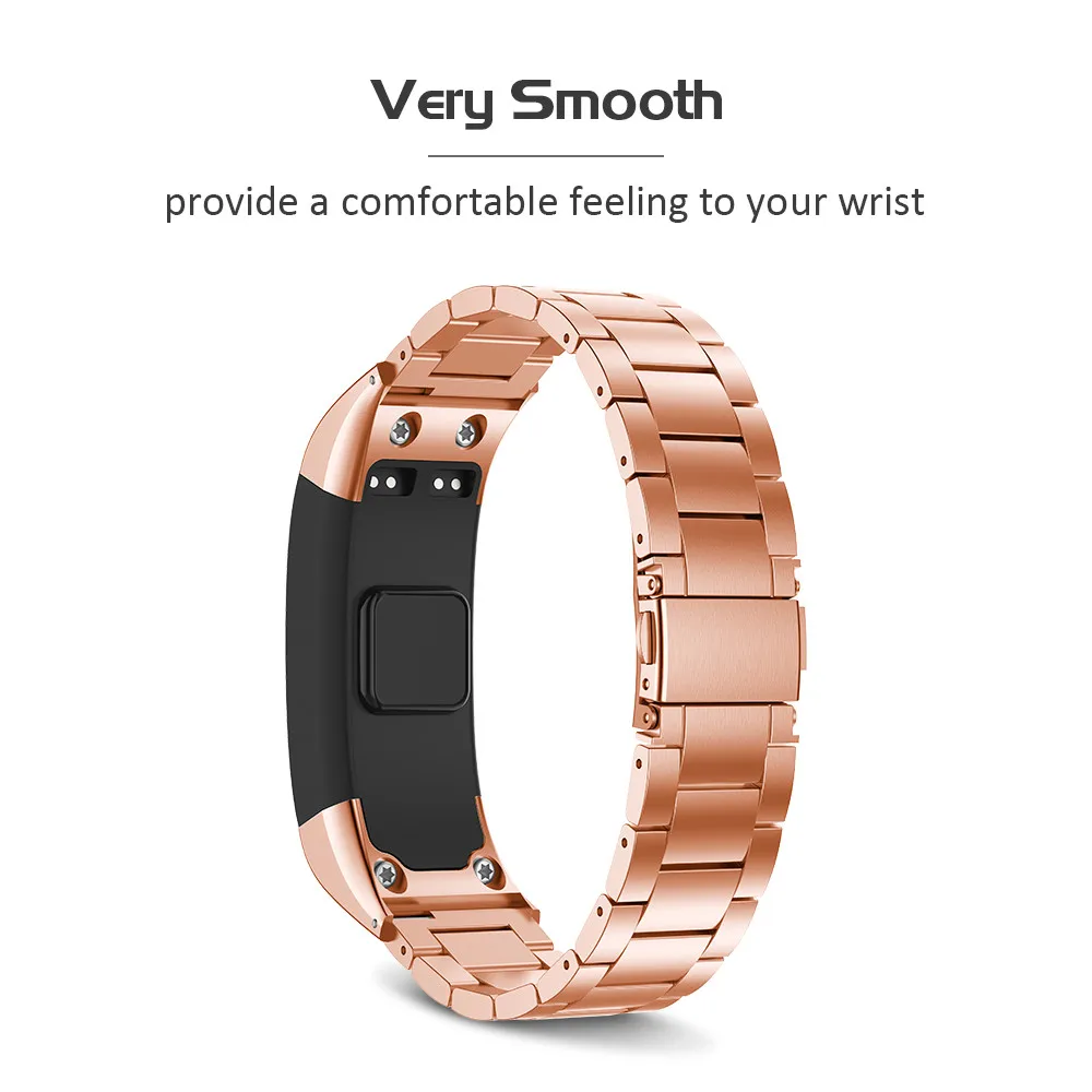 Сменный ремешок из нержавеющей стали для Vivosmart HR Band с инструментами и винтами