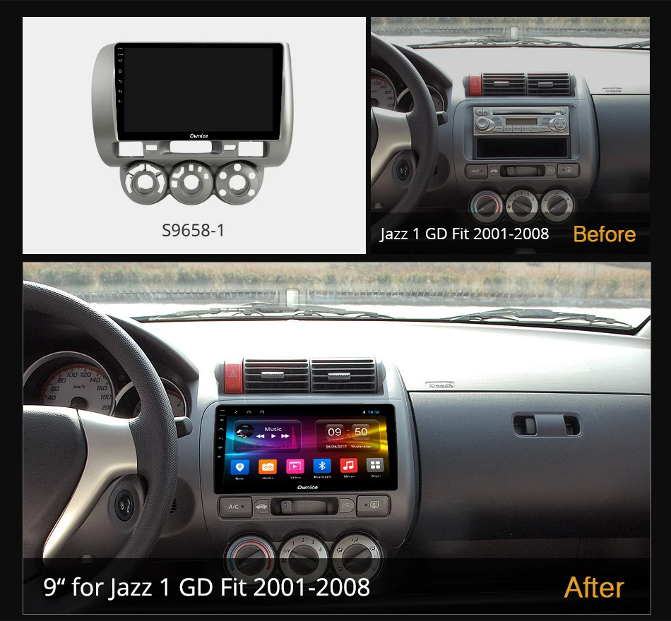 Ownice IPS Android 10.0 Car DVD Player GPS For honda Fit jazz 2004 2005 2006 2007 Radio Stereo Navi 6G+128G Optical 1280*720 | Автомобили