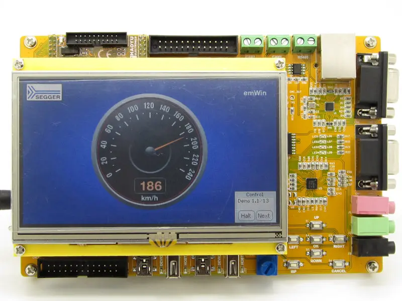 

HY-LPC1788 макетная плата NXP ARM CortexM3, с 5-дюймовым модулем ЖК-экрана