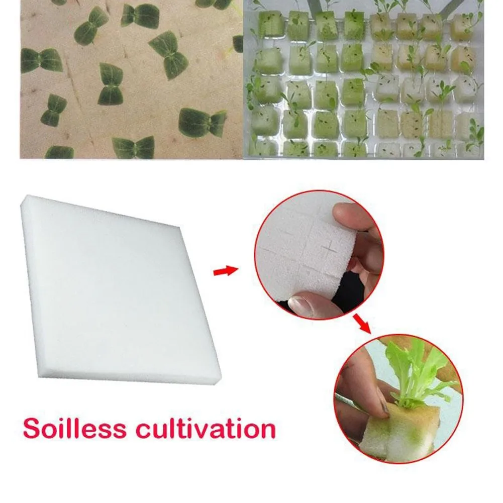 

White Soilless Hydroponic Sponge Water Cultivation Breeding Seedling Planting Sponge Garden Balcony Vegetable Nursery Pots