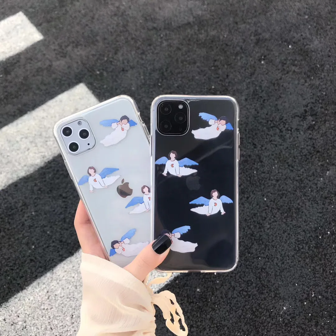 Милый литературный ретро Ангел девушка сестра чехол для телефона iphone 11 pro Max Xs MAX XR