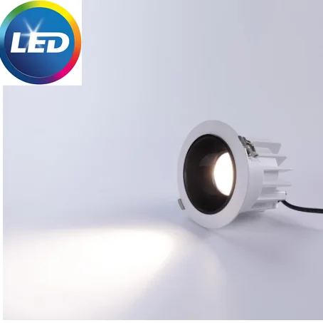 

New Anti-glare LED Recessed Downlight White 7W 12W 18W 24W 30W 40W Dimmable AC 110V 220V Ceiling Light Spotlight 45° Lighting