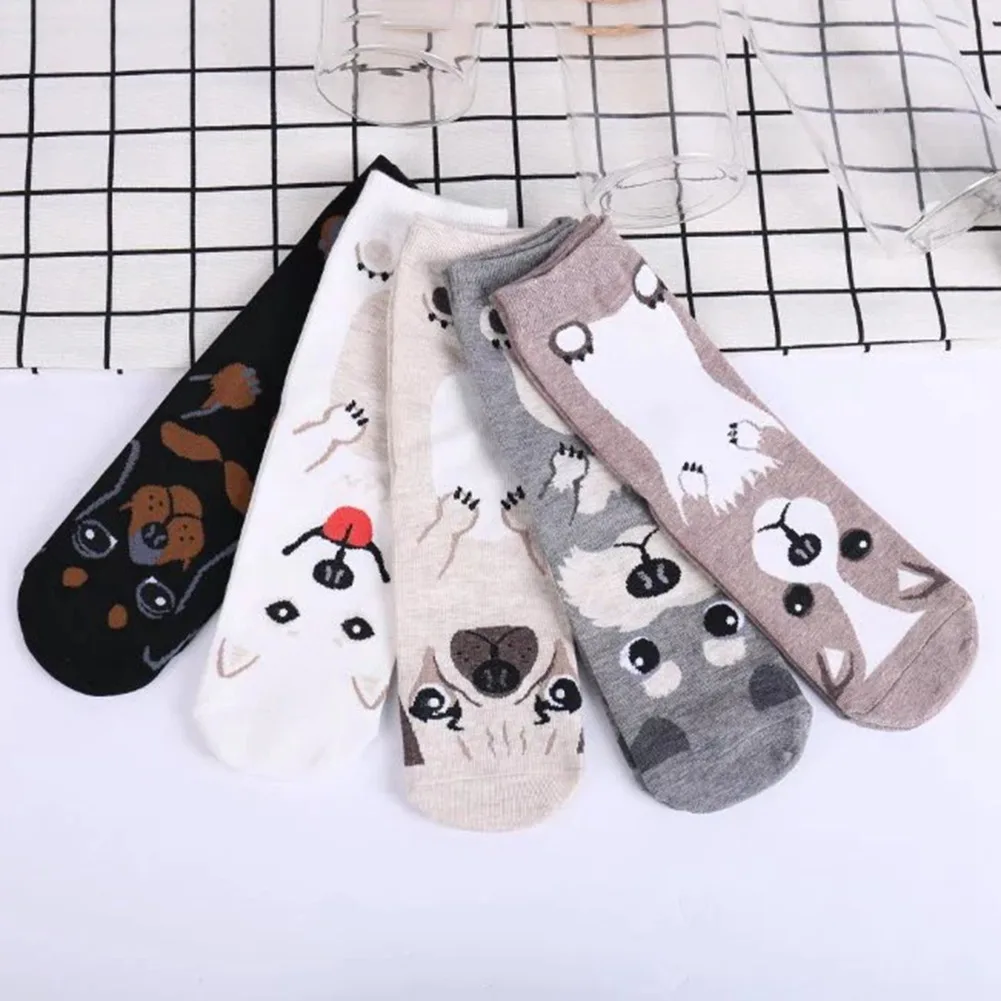 Носки для взрослых короткие носки питомцев до щиколотки щенков бульбермена