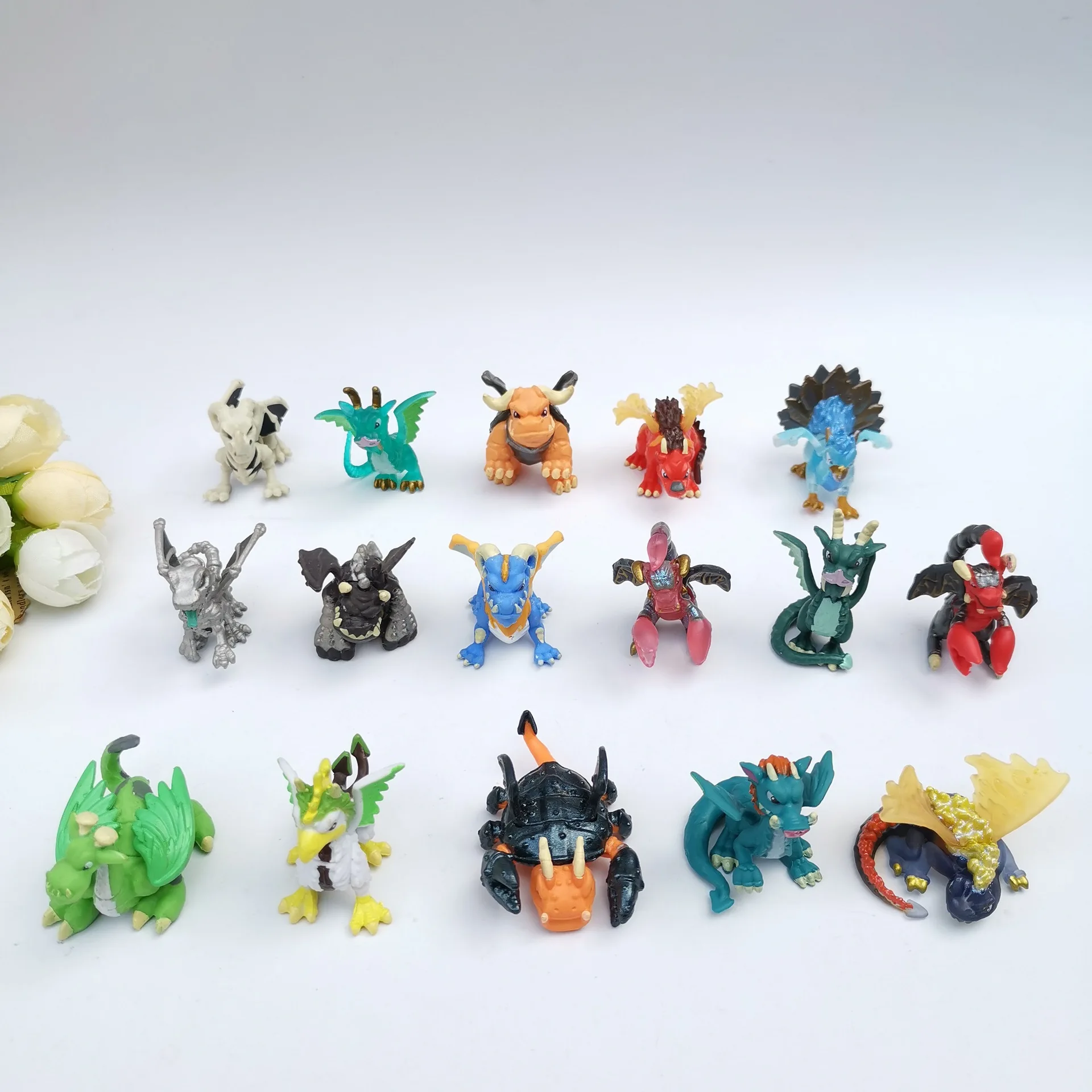 

10pcs Simulation Magic Dragon Dinosaurs Archaeopteryx PVC Solid Action Figure Toy Doll Model Decoration Kid Adult Gift