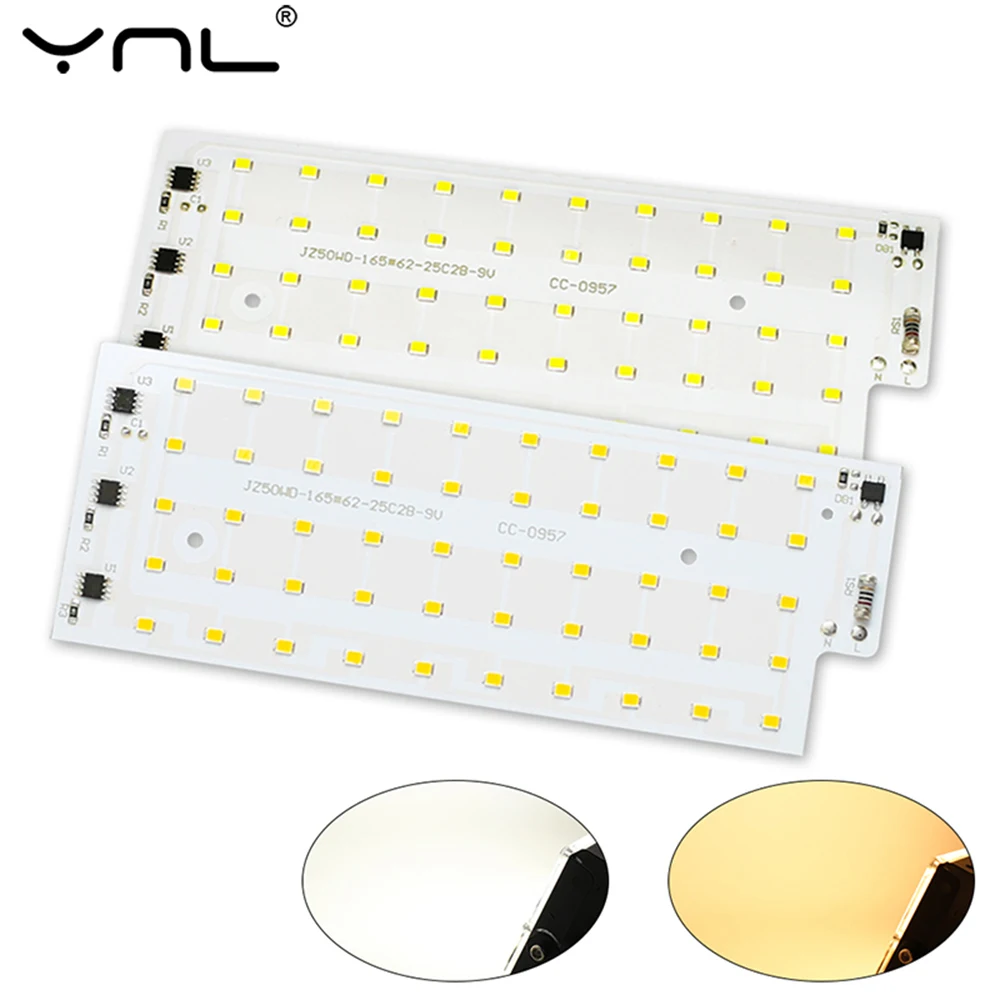 50 Вт Светодиодный светильник чип SMD 2835 AC 220V DIY светодиодный прожектор полный