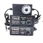 Адаптер питания, регулируемый от переменного тока до постоянного тока от 220 В до 3 В, 6 в, 9 В, 12 В, 24 В, источник питания 3, 12, 24 В, трансформаторы для освещения с дисплеем