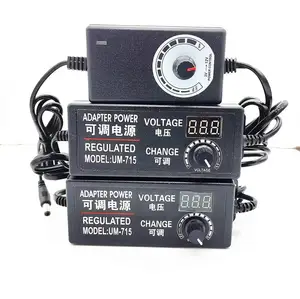 Адаптер питания, регулируемый от переменного тока до постоянного тока от 220 В до 3 В, 6 в, 9 В, 12 В, 24 В, источник питания 3, 12, 24 В, трансформаторы для освещения с дисплеем