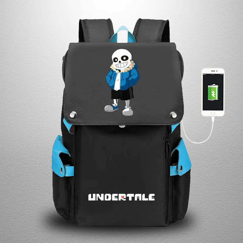 Аниме Undertale рюкзак sans сумки Косплей Оксфорд сумка студенческая школьная для
