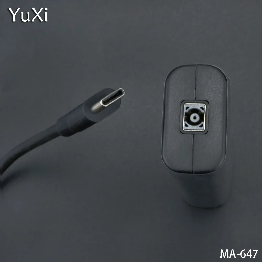 Юйси 1 шт. usb type C до DC4.5 * 3 0/4 5*0 6 квадратный Женский адаптер питания конвертер