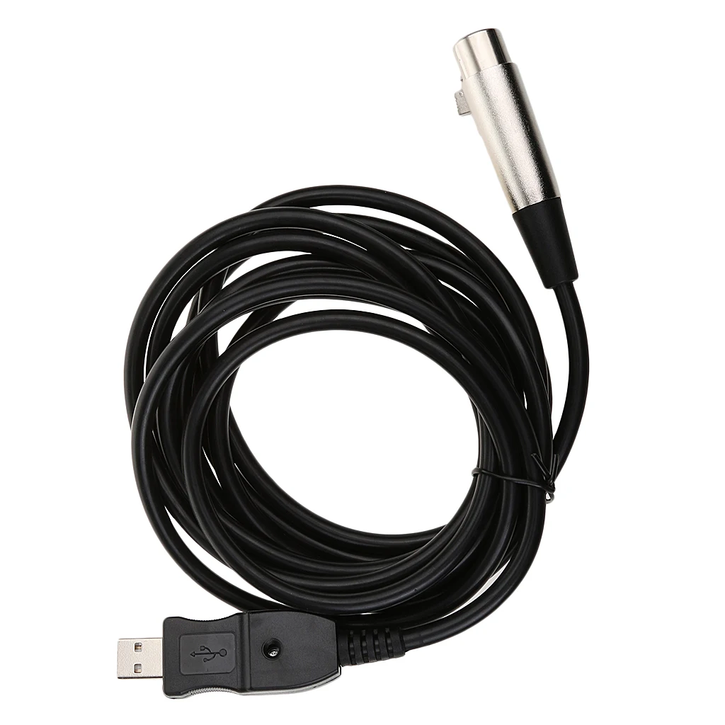 

USB XLR розетка к Usb разъему микрофон USB микрофон Соединительный кабель Новый