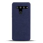 Роскошный тканевый чехол для LG V50, тонкий чехол в стиле ретро, тканевый жесткий чехол для LG V50 V 50 LGV50 ThinQ 5G 6,4 дюйма, оболочка, Обложка