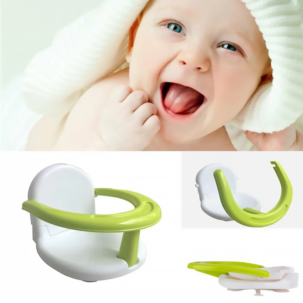 

Tub Seat Baby Bathtub Pad Mat Chair Safety Security Anti Slip Baby Care Children Bathing Seat Washing Toys Four