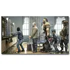 Джейсон Майкл Майерс из фильма ужасов Минималистичная шелковая ткань яркая декоративная наклейка