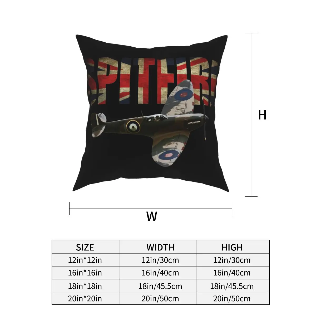 RAF авиалайнер WW2 истребитель мультипликационным мотивом украшение самолет войны