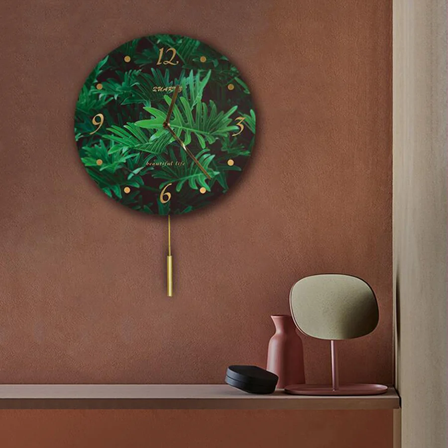 Настенные часы современный дизайн домашние модные креативные деревянные с