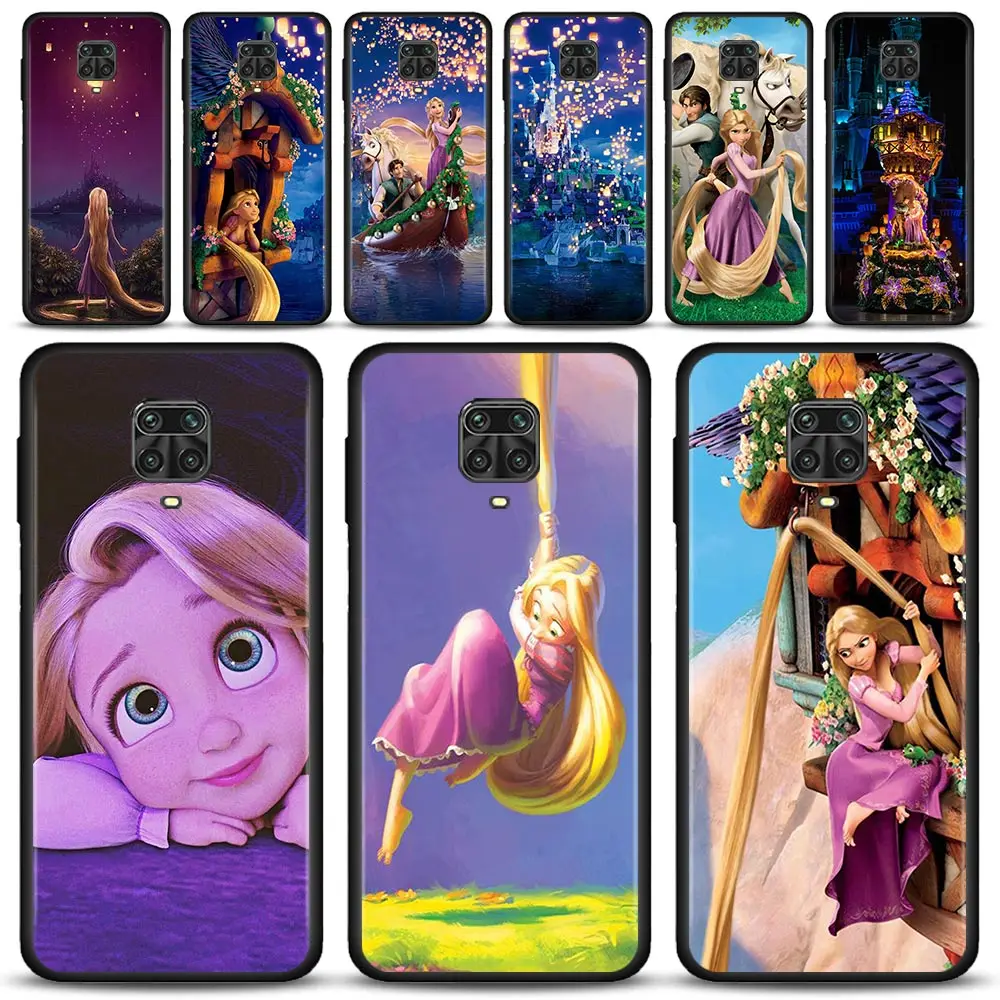 

Disney Movie Tangled princess Shell For Xiaomi Redmi Note 11 10 Pro Max 10 Lite Fundas For Redmi 8 9 9C 9A 8A 7A Soft Case Cover