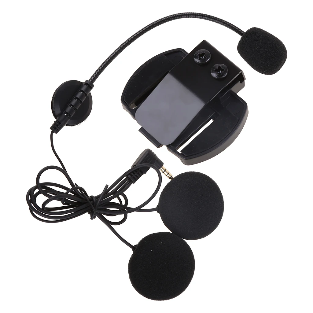 Motorcycle Earphone Speaker Intercom Accessories 3.5mm Jack Plug &ampClip For V4 V6 | Автомобили и мотоциклы
