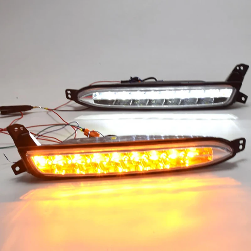 

2Pcs LED Daytime Running Lights DRL Fog Lamp Turn Signals for Honda XR-V XRV 2015-2019