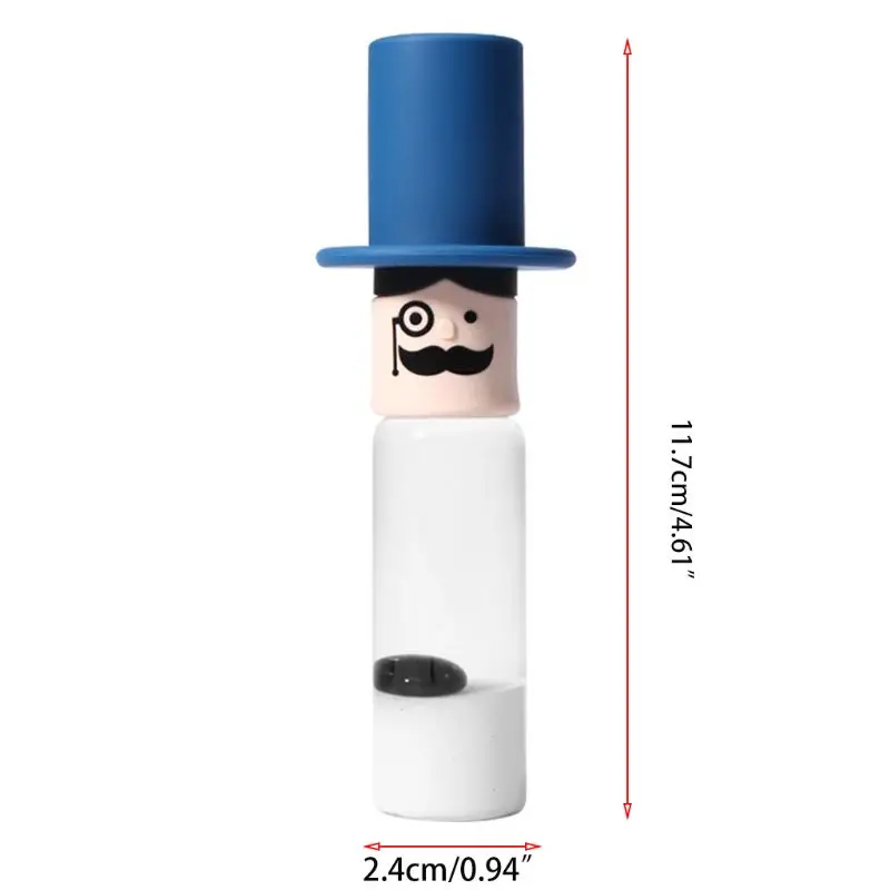 

Cylindrical Ferrofluid in A Bottle Anti Stress Toys Magnetic Liquid Display Magnet Funny Office Toy