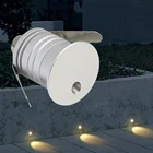 Светодиодный настенный светильник, освещение для лестницы, 1 Вт, 12 в-24 в, для сада, двора, улицы, лестницы, ступенсветильник, водонепроницаемый, IP67, угловой настенный светильник