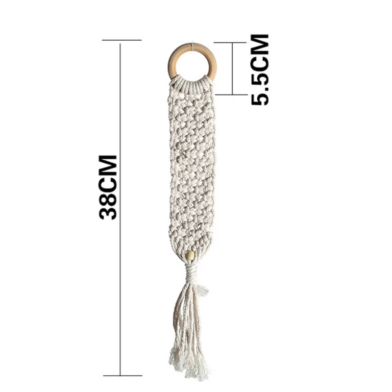 Настенный гобелен в стиле бохо ручной работы плетеный макраме свадебное