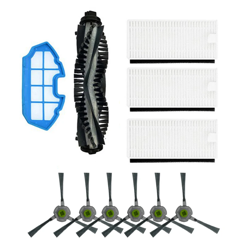 

Vacuum Cleaner Accessories MT501 Main Roller Brush Side Brushes HEPA Filters for MOOSOO MT720 MT710 Sweeper Parts