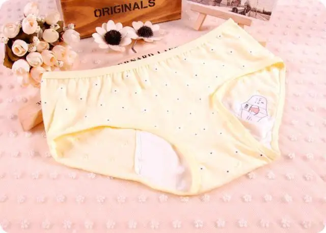 Женские трусики для месячных физиологические цветочное белье герметичное