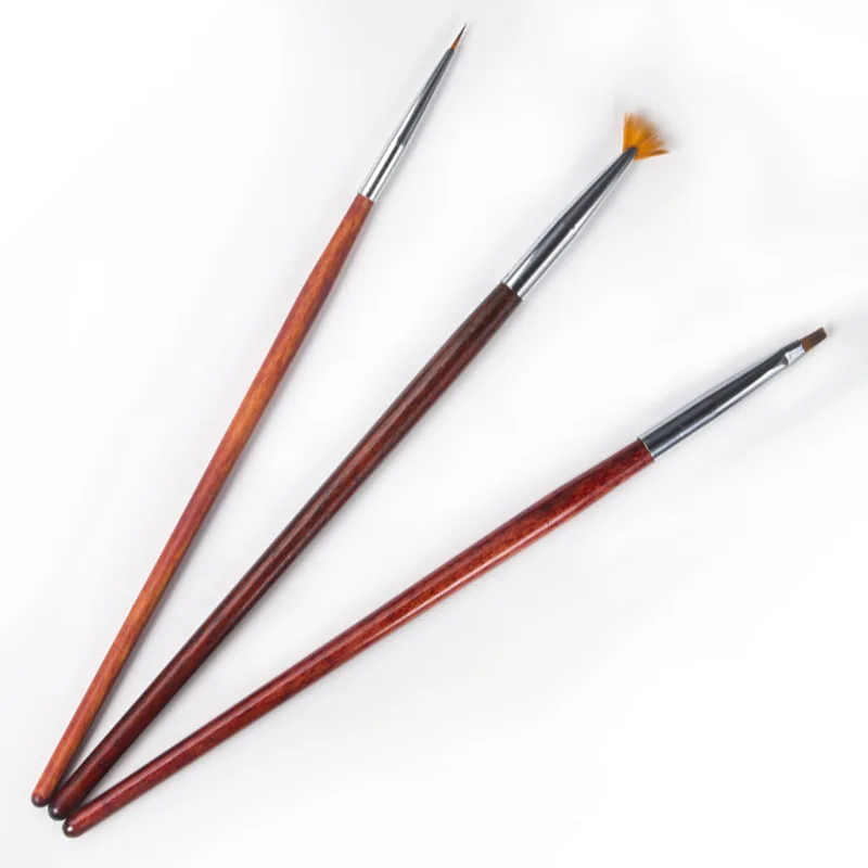 

Redwood Nail Pen Draw Line Pen Smudge Pen Flat Head Plaid Pen Draw A Pen Manicure Tools Brush