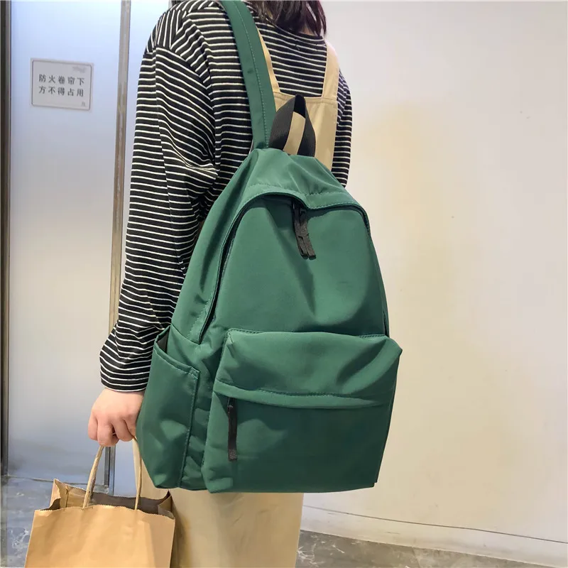 Водонепроницаемый нейлоновый рюкзак для женщин, высококачественный Женский дорожный рюкзак для девочек-подростков, школьная сумка с неско...