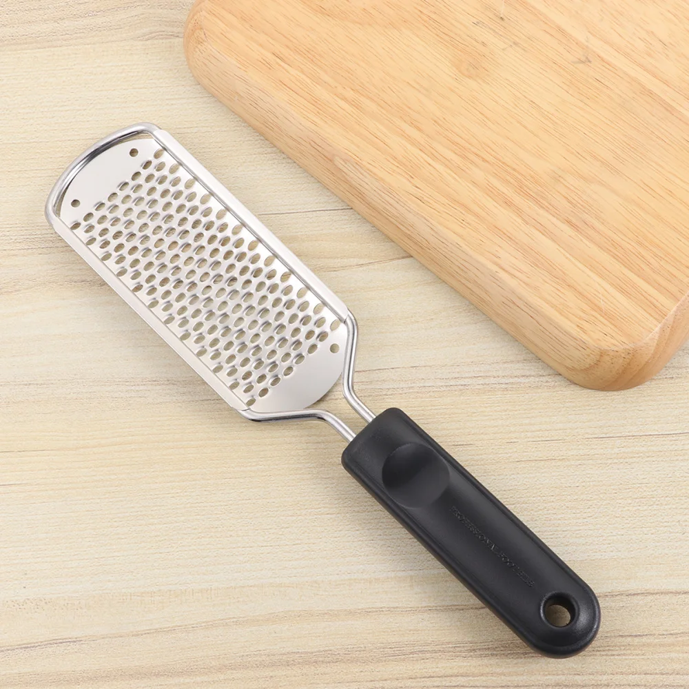 

Professional Foot File Stainless Steel Exfoliating Scrub File Foot Calluses Remover Black