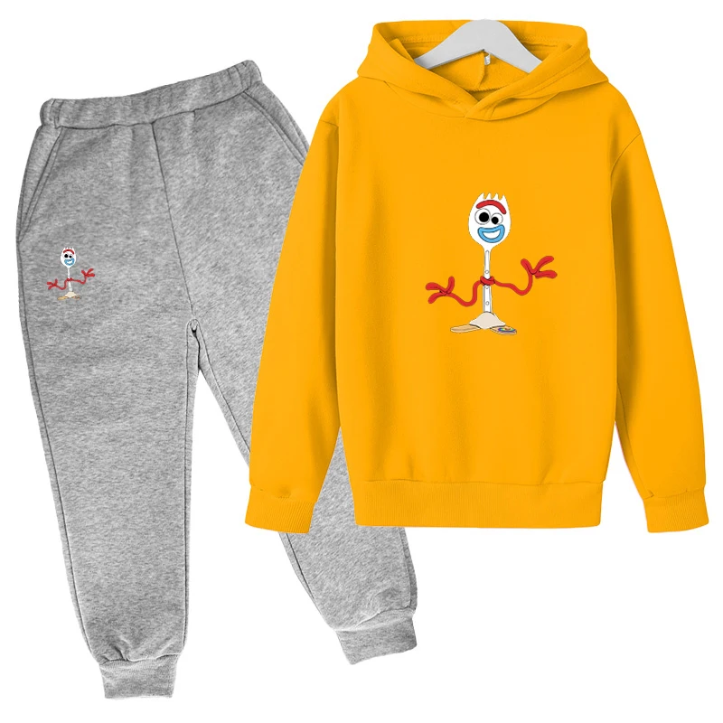 

2021 autumn baby clothes children boys girls sports cartoon hoodie pants 2 pieces/sets of hip play toddler activity clothing bab