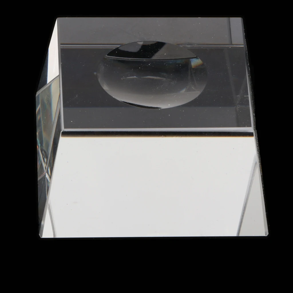 Прозрачная квадратная подставка с хрустальными шариками подходит для шариков 70