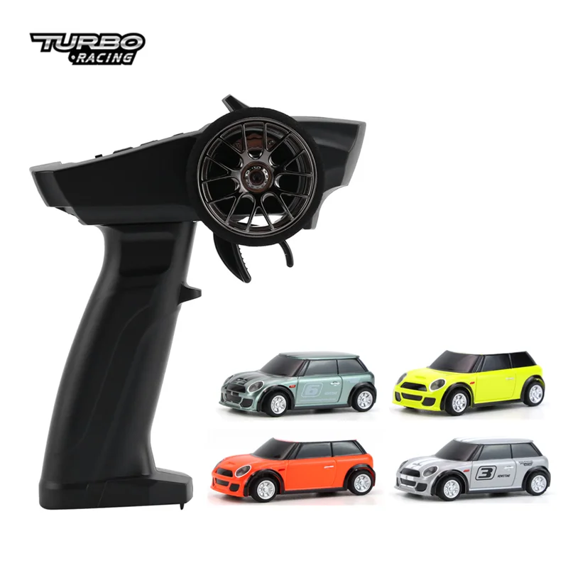 1:76 турбо гоночный RTR 2 4G 2WD полностью пропорциональное управление Мини RC