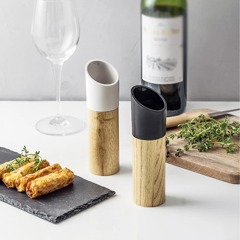 Скандинавский деревянный Керамика core гайка точильщика мельница для соли и перца