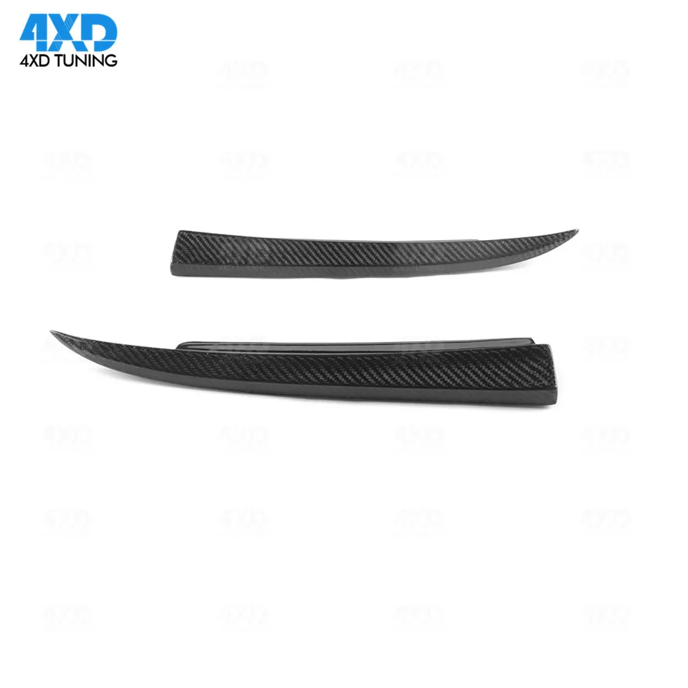 УГЛЕРОДНЫЙ сплиттер для заднего бампера Mercedes AMG CLA губ глянцевый черный W117 CLA45 C117