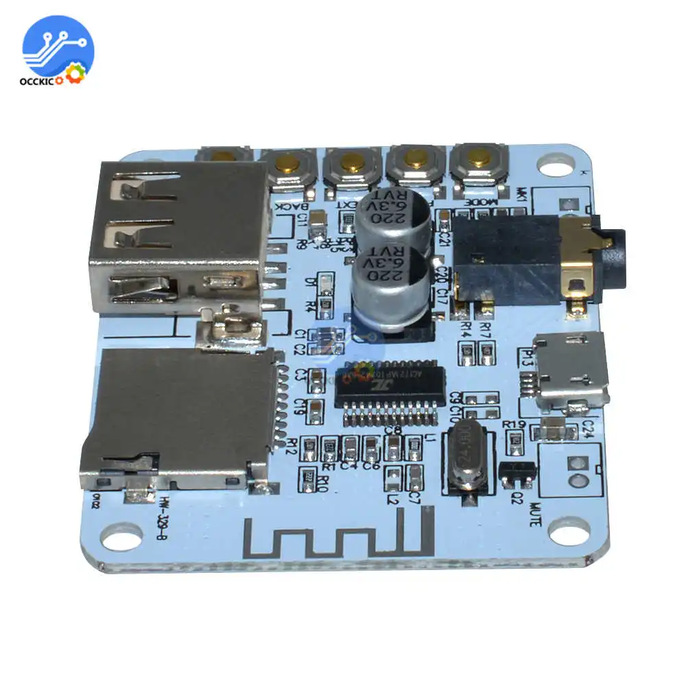 Беспроводной модуль Bluetooth аудио приемник плата 5 в 2 1 беспроводной стерео