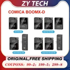 Микрофон Comica BoomX-D D2, беспроводной передатчик, мини-микрофон для мобильного телефона, приемник, цифровой конденсаторный стереомикрофон 2,4G, микрофон vs mic