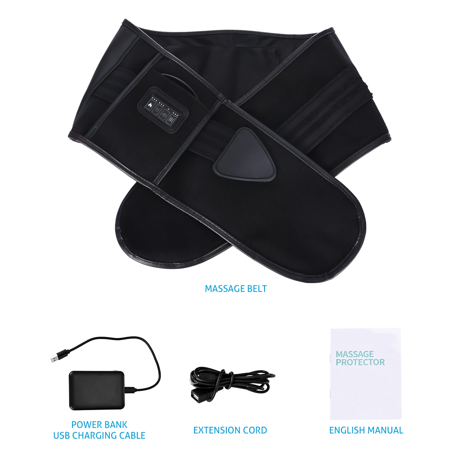 

Vibration Full Body Belt Abdominal Massager Electric Waist Fat Burning Slimming Belt Weight Loss Equipment Muscle Stimulator