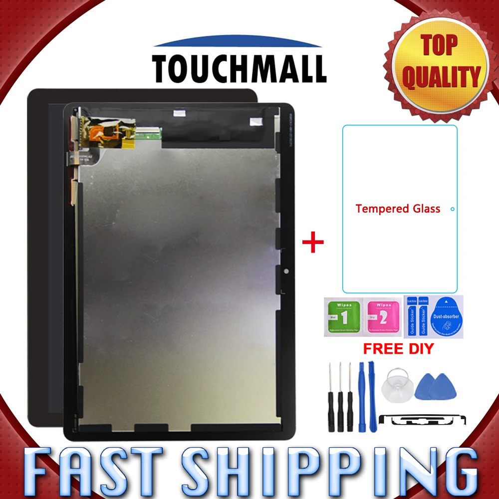 Новый ЖК дисплей + сенсорный экран в сборе Замена для Huawei MediaPad T3 10 AGS L09 W09 9 6