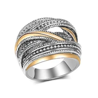 classic 925 sterling silver gold plated rotating ring men and women fashion personality luxury brand party gift jewelry
