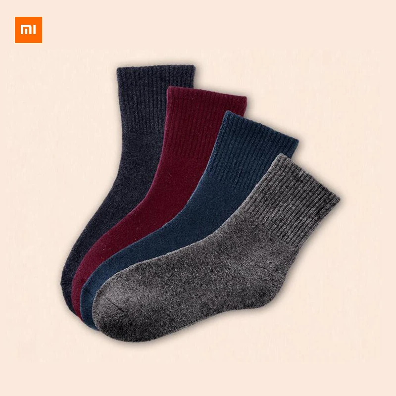 Xiaomi 365 теплые носки из смешанной шерсти для мгновенного хранения тепла мягкие и